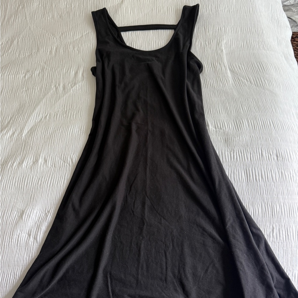 Classic Black Scoop Neck Women’s Dress